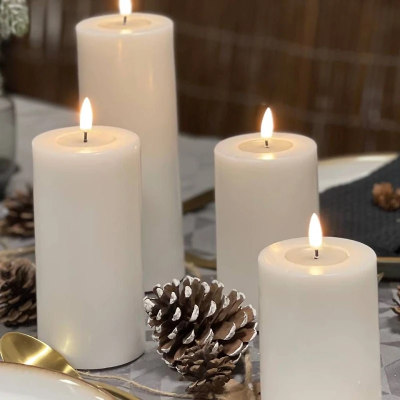 Bougie d'intérieur DEL Deluxe - 3 x 6 po