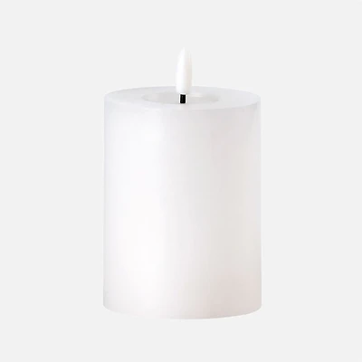 LED Pillar Candle White - 3x4 in 