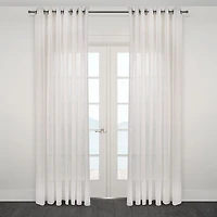 Kozani Sheer Jacquard Grommet Curtain