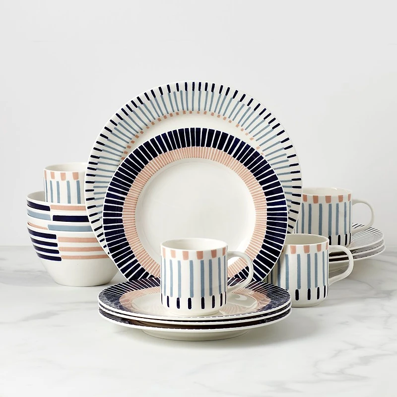 Brook Lane 16-Piece Dinnerware Set by Kate Spade