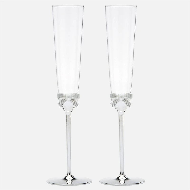 Set of 2 Champagne Flutes by Kate Spade