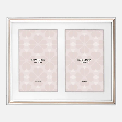 Rosy Glow Double Invitation Picture Frame by Kate Spade