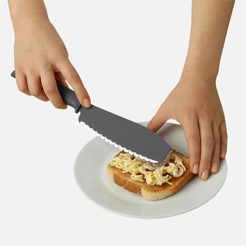 Kuhn Rikon Colori® Sandwich Knife - Grey