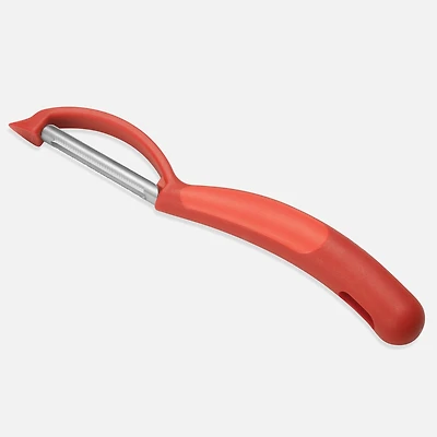 Kuhn Rikon Original Swivel Serrated Peeler - Red