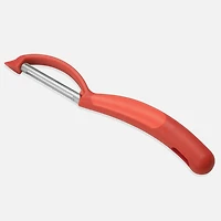 Kuhn Rikon Original Swivel Serrated Peeler - Red