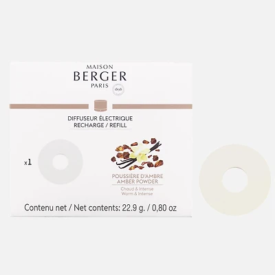 Nomad Electric Diffuser Amber Powder Refill by Maison Berger Paris – 0,80 oz