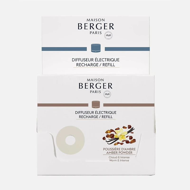 Nomad Electric Diffuser Amber Powder Refill by Maison Berger Paris – 0,80 oz