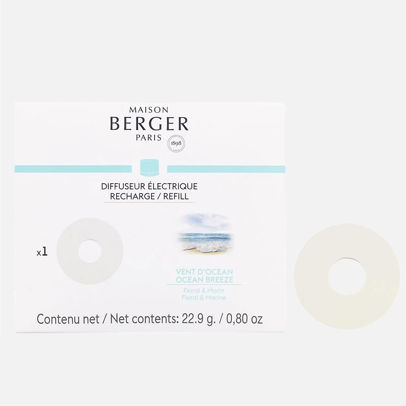 Nomad Electric Ocean Breeze Powder Refill by Maison Berger Paris – 0,80 oz