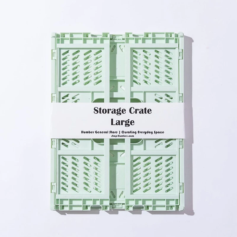 Set of 4 Large Folding Storage Crates