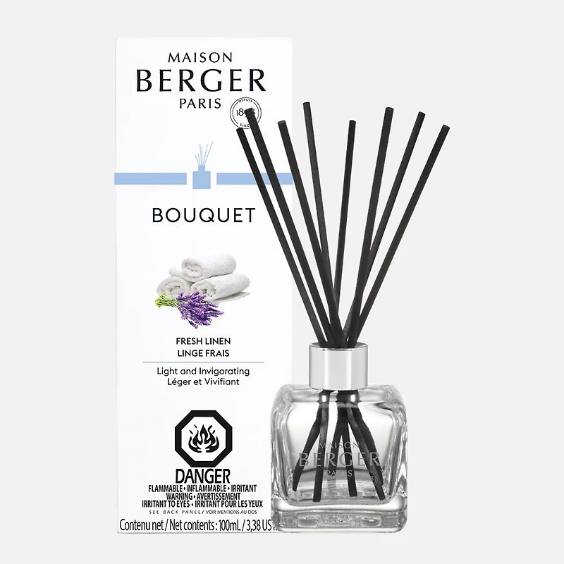 Bouquet parfumé « Ice Cube » par Maison Berger Paris - Linge frais