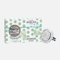 Diffuseur pour voiture « Dolce » zeste d'orange verte par Maison Berger