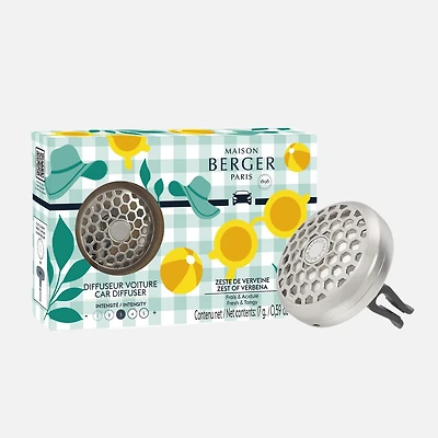 Zest of Verbena Car Diffuser by Maison Berger Paris