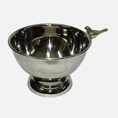 Elegance Bol sur base avec oiseau