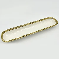 Elegance Gold Bead Cracker Tray