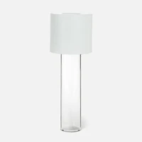 Lampe de table et vase DEL - Blanche