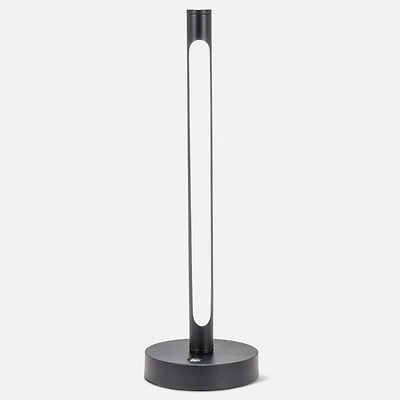 Lampe de table DEL à tige mince - Noire