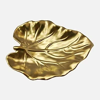 Gold Bark and Leaf Small Plate