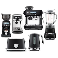 Machine à espresso manuelle Breville the Bambino™ Plus - Truffe noire