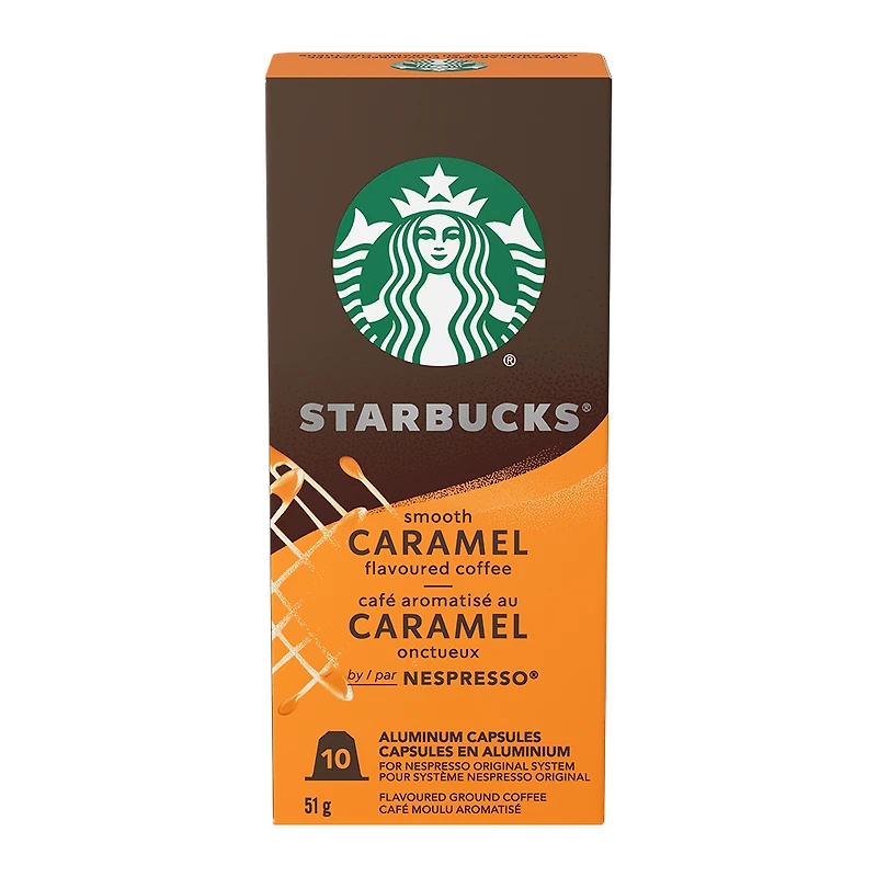 Capsules Starbucks® caramel onctueux pour Nespresso® Original