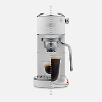 De'Longhi Dedica Duo Espresso Machine With Cold Brew - White