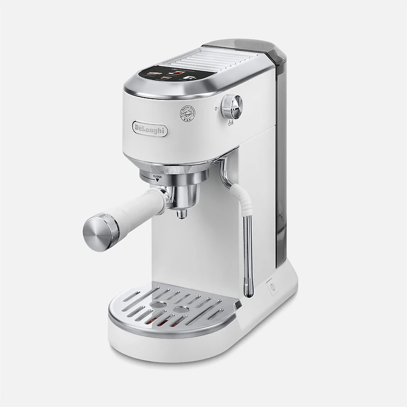 De'Longhi Dedica Duo Espresso Machine With Cold Brew - White
