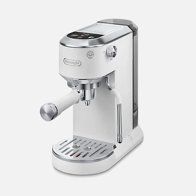 De'Longhi Dedica Duo Espresso Machine With Cold Brew - White