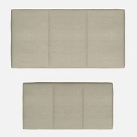 Levi Storage Ottoman, 2 Pieces - Beige