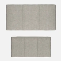 Levi Storage Ottoman, 2 Pieces  - Light Grey