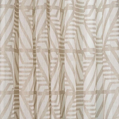Ligure Semi-Sheer Jacquard Grommet Curtain