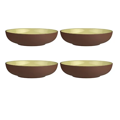 Set of 4 Sienna Straw Bowls by Maxwell & Williams (20 cm)