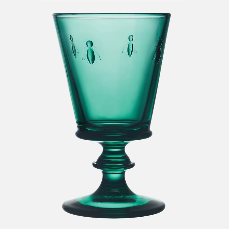 David Shaw Bee Wine Glass - Emerald, 240 ml