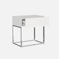 Lucie Night Stand - White