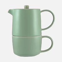 Maxwell & Williams Tea for One with Infuser Café Life - Seafoam 