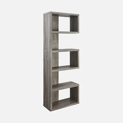 Mangie Bookcase -  Driftwood/Grey