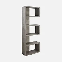 Mangie Bookcase -  Driftwood/Grey