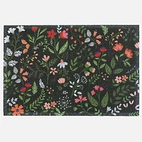 Matologie Tapis - Fleurs vertes