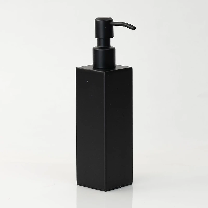 Matte Black Soap Dispenser (2" x 2" x 8.5")