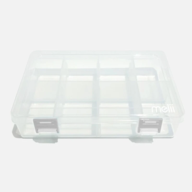 Melii Boîte Snackle, 8 Compartiments - Transparent