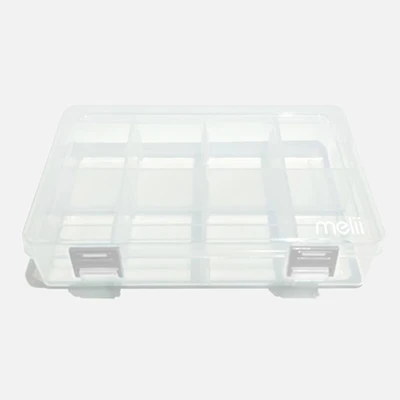 Melii Snackle Box, 8 Compartments - Clear