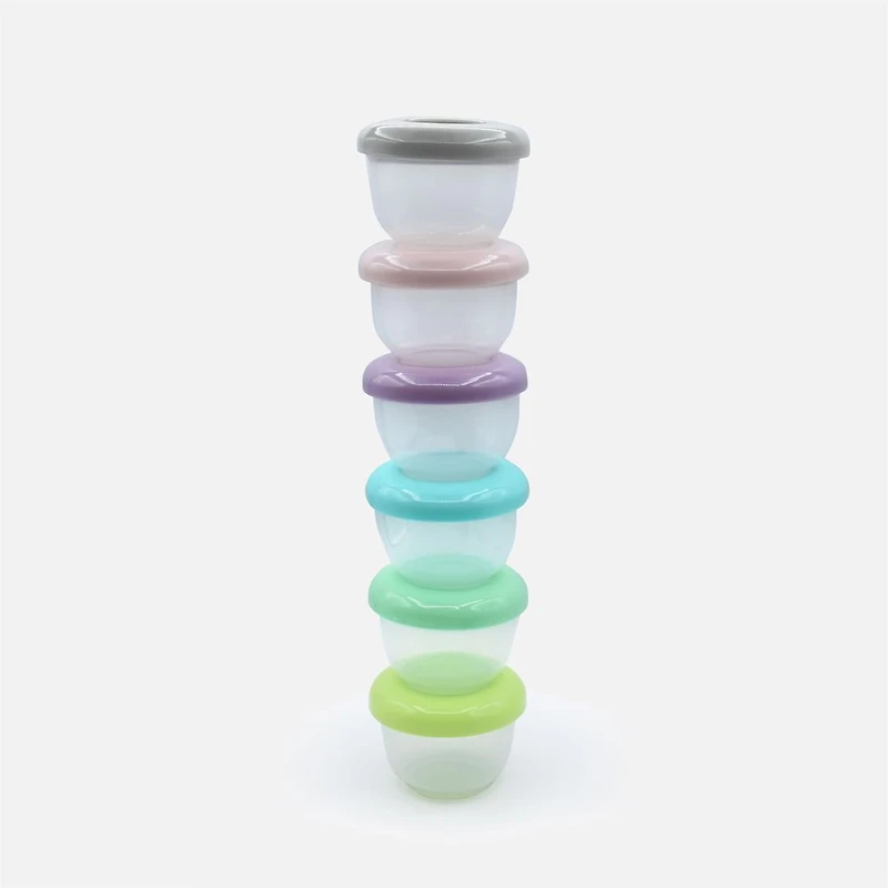 Melii Contenants aliments, ensemble de 6 contenants et couvercles