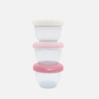 Melii Nesting Food Storage Containers - Blush/Berry/Ivory