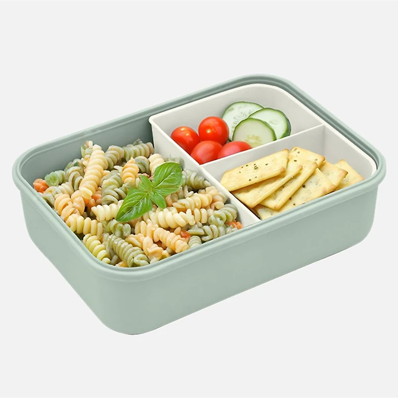 Melii Bento Box with Removable Dividers - Sage