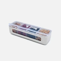 Snackle Box 4 Compartment - Ivory