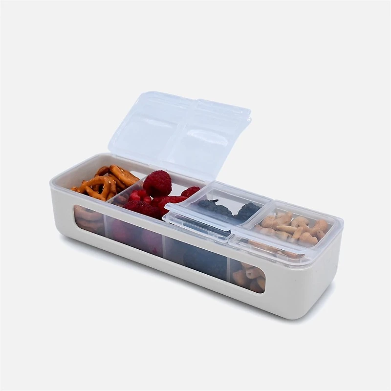 Snackle Box 4 Compartment - Ivory