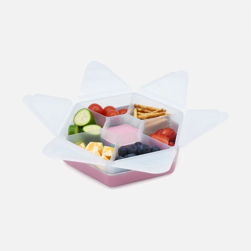 Melii Hexagonal Snackle Box - Pink