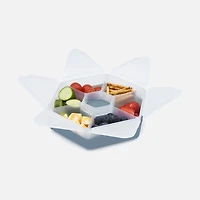 Melii Boîte à collation hexagonale - Bleu ardoise