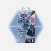 Melii Boîte à collation hexagonale - Bleu ardoise