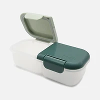 Snack Container, 2 Compartment - Sage and Cactus Fern