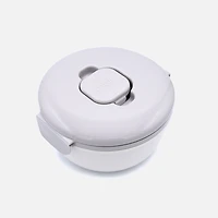 Boîte à salade Bento - Gris chaud / Ivoire