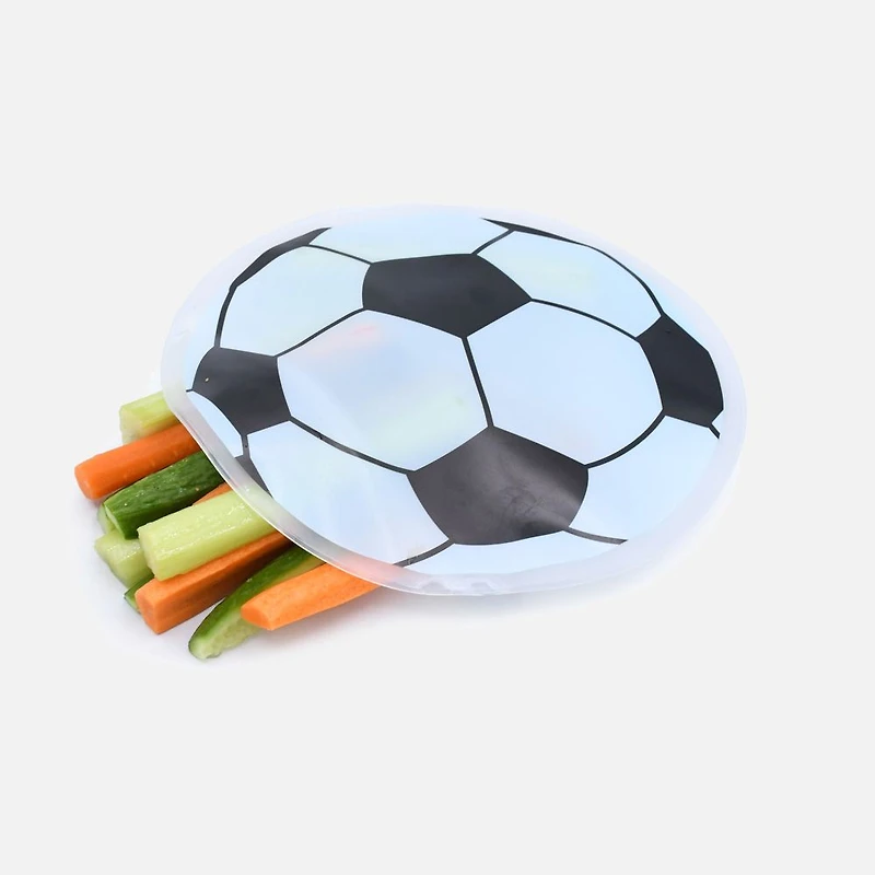 Sacs à collation réutilisables en PEVA Sports - Assorti, 6 pack